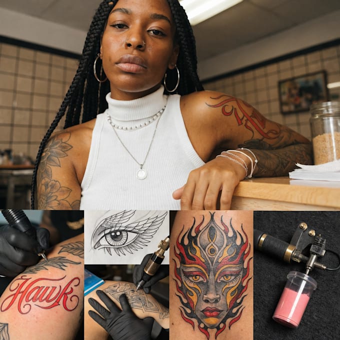 design professional tattoo and custom tattoo