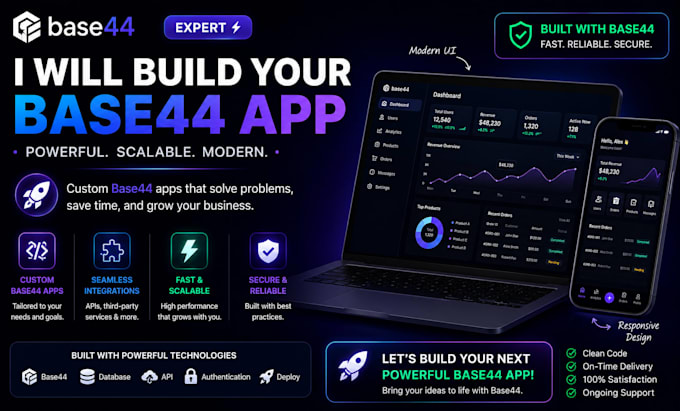 base 44 expert base 44 bug fixing base 44 app deployment base44