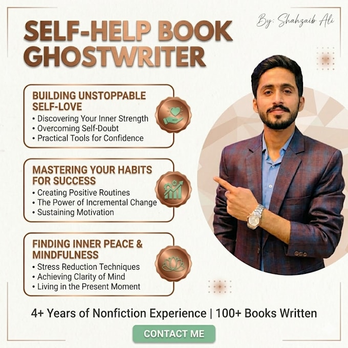 ghostwrite a professional self help nonfiction ebook