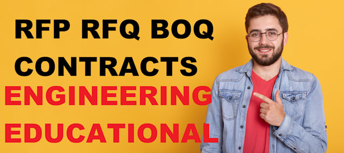 create rfq, rfp, boq and procurement documents for engineering projects