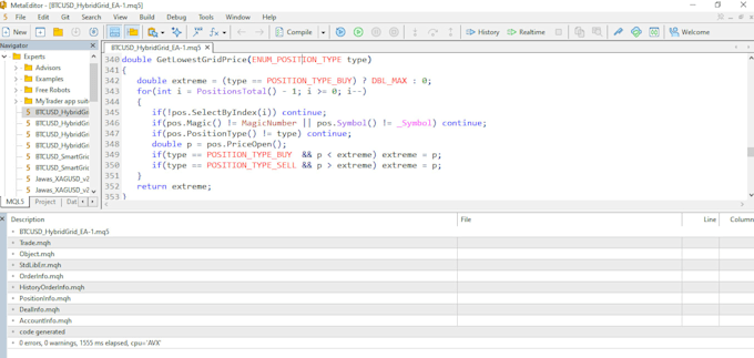 develop a custom mql5 expert advisor for meta trader 5