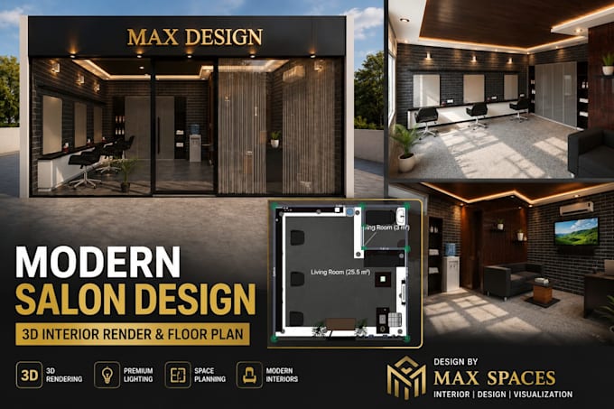 create luxury interior renders and floor plans