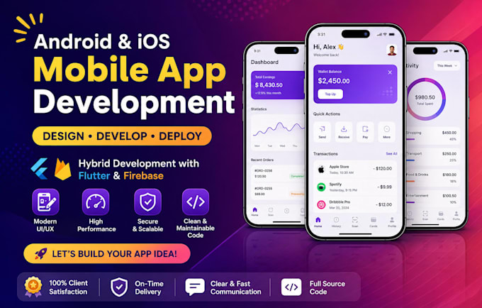mobile app development with flutterflow as flutter developer