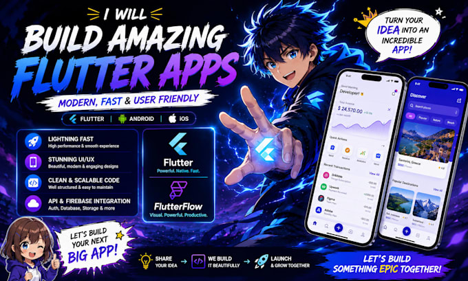build flutterflow app, flutter flow and be flutterflow mobile app developer