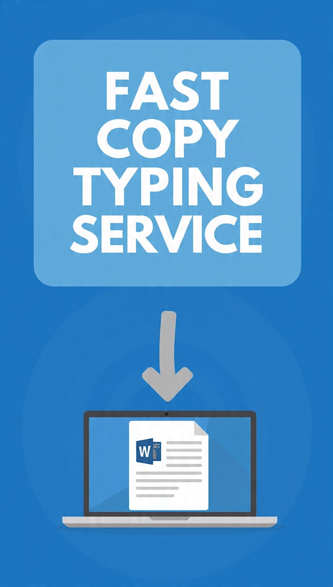do fast typing from PDF image and scanned documents