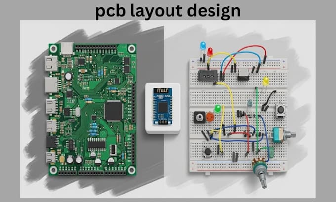 create multilayer pcb layout and schematic using altium or kicad