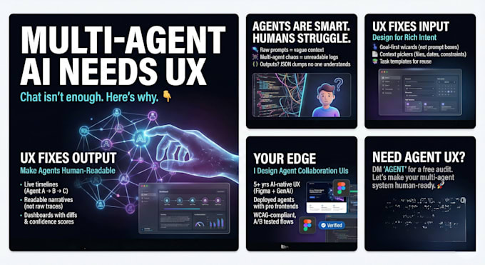 design ai agent workflow with UX for your product