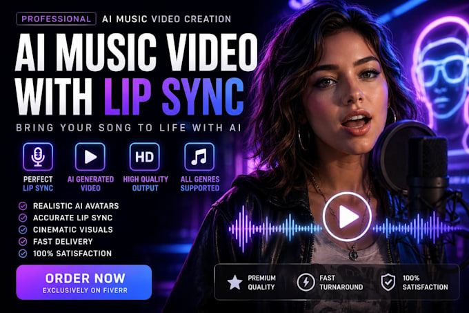 Create ai music video with lip sync using consistent character, ai ...