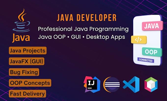 fix your java code, debug errors, and make java projects
