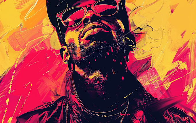 design mixtape album cover art in handrawn