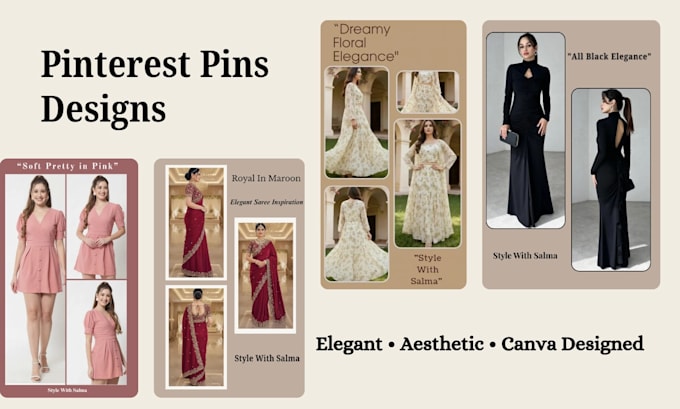 create aesthetic pinterest pin designs in canva