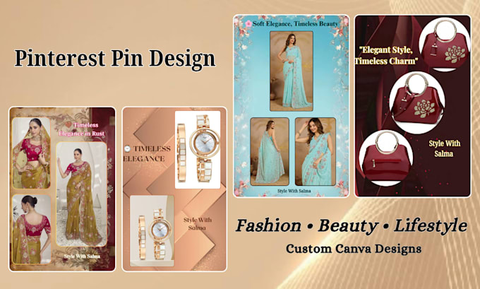 create aesthetic pinterest pin designs in canva