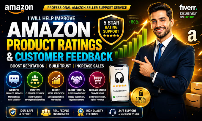 support amazon product rating and seller feedback improvement