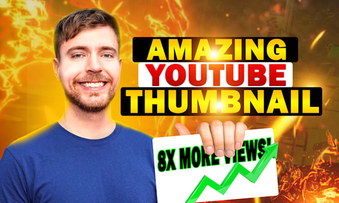 design amazing youtube thumbnail