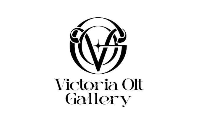 design art gallery cocktail bar logo