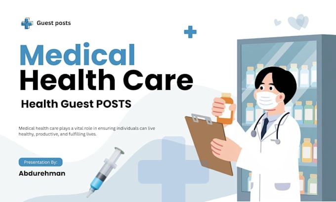 build premium health and sciences guest posts