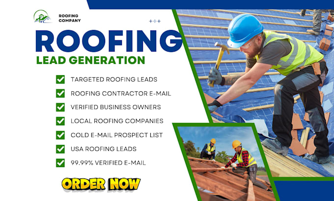 build targeted roofing contractor leads and verified email list