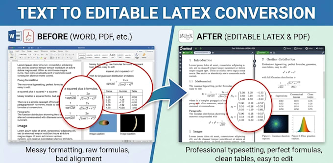 convert any document into editable latex code