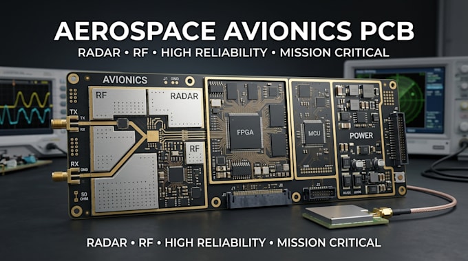 develop aerospace pcb and defense grade pcb for avionics radar, mission critical