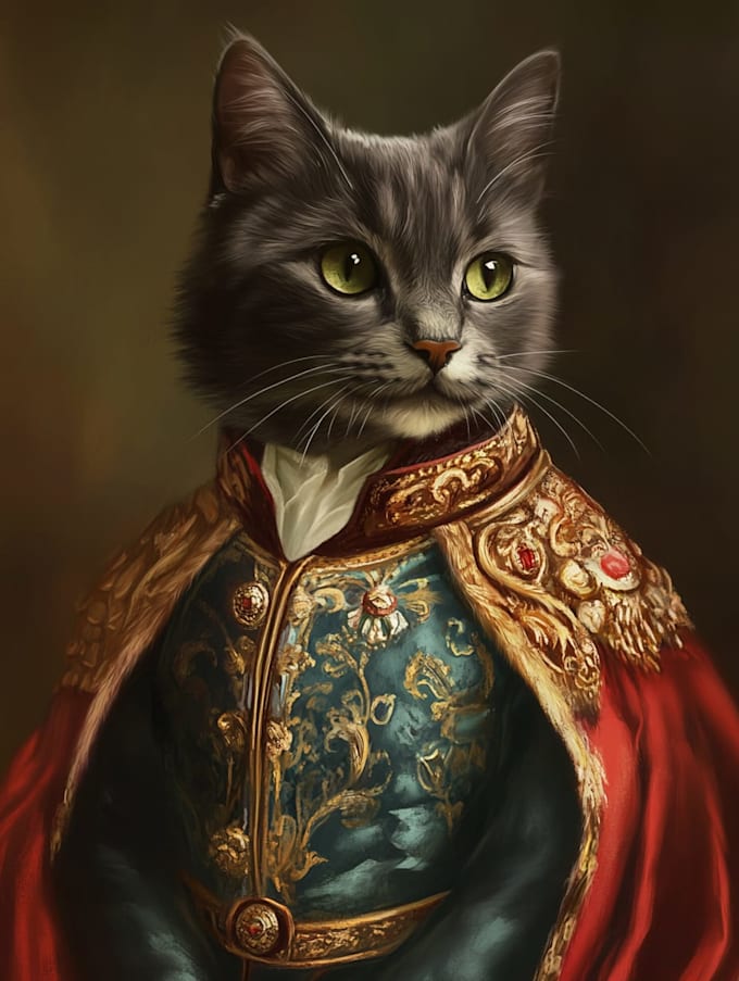 create a custom watercolor pet portrait or pet painting