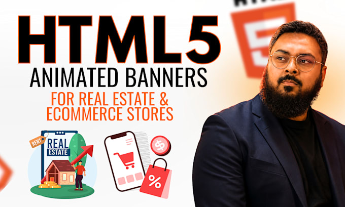 high CTR HTML5 animated banners real estate and ecommerce