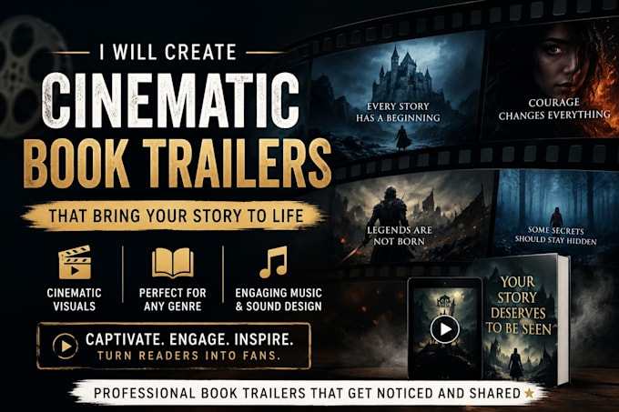 create cinematic trailer teaser promo video