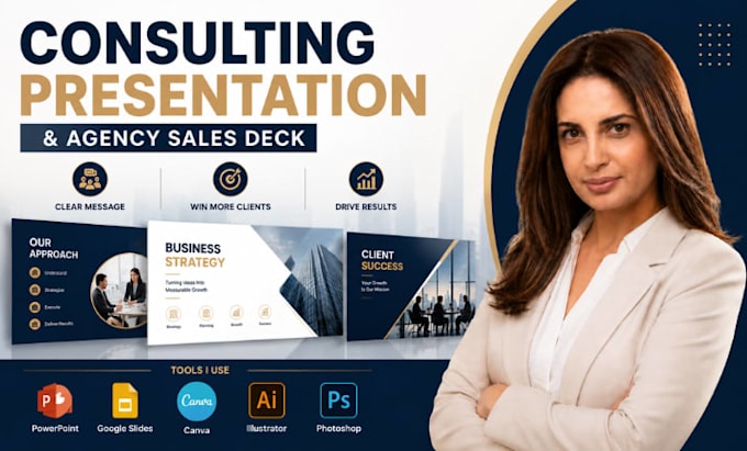 design consulting presentation and agency sales powerpoint deck