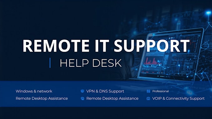 provide remote IT help desk and technical support