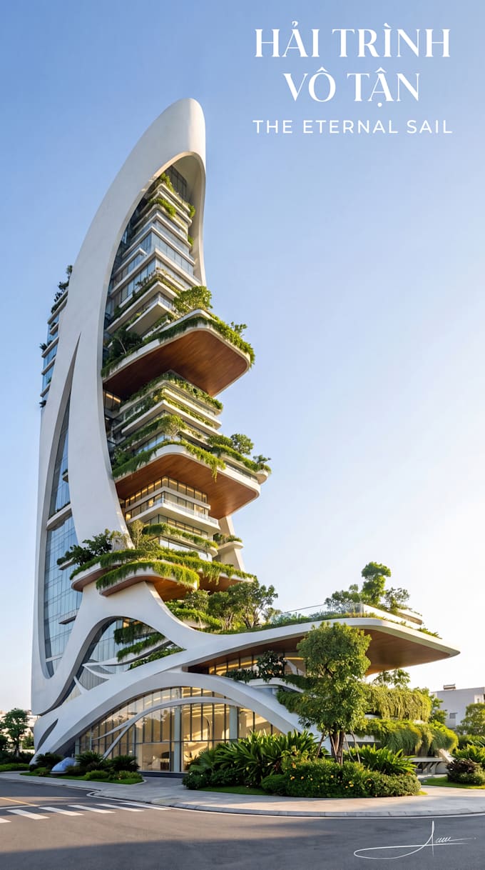 create photorealistic architectural exterior and masterplan visualization