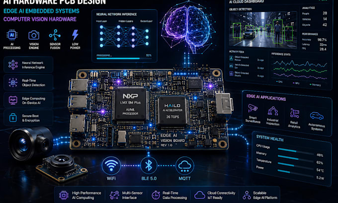 develop ai hardware pcb for edge ai systems, smart devices and industrial iot