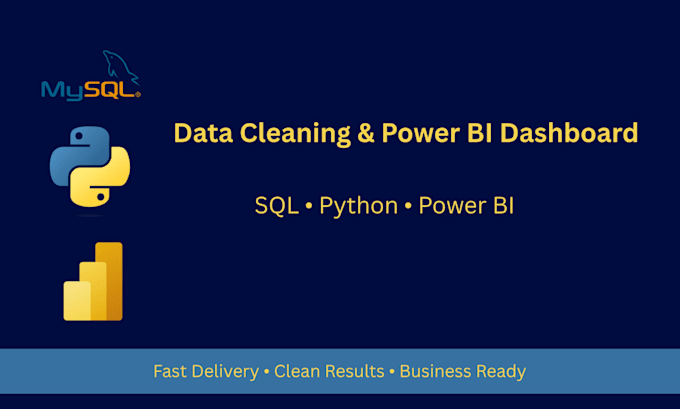 clean your data and build a power bi dashboard