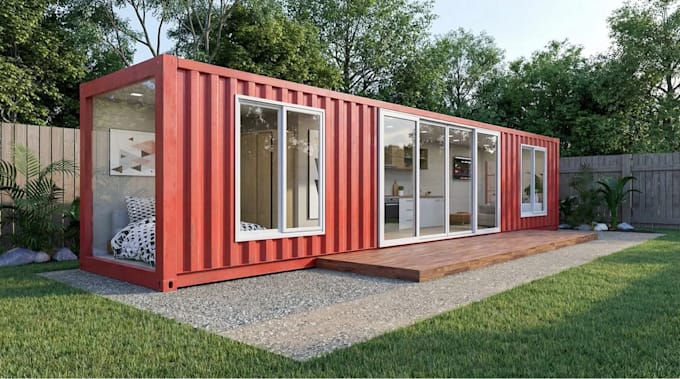 design container homes, tiny house plans, stadium courts and small apartment