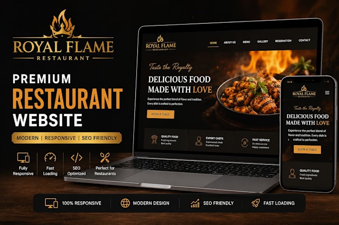 create is restaurant website