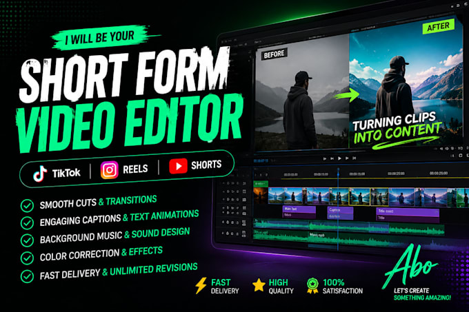 engaging short video editor for social media
