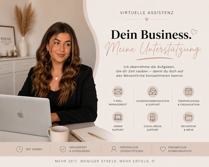 help organize your business as a virtual assistant