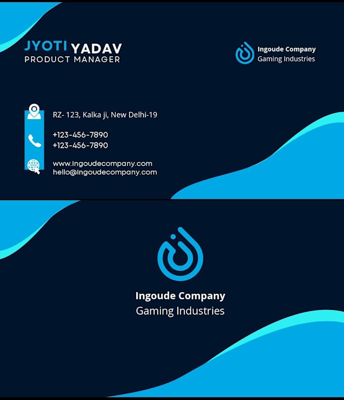 design professional business cards and visiting cards