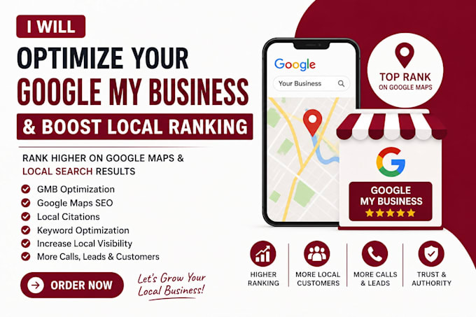 Optimize google my business profile for local seo and gmb maps ranking ...