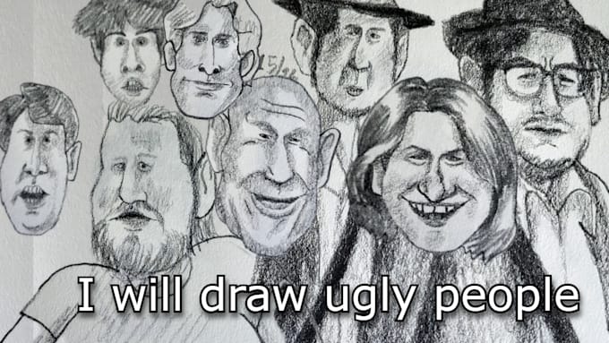 draw really ugly people