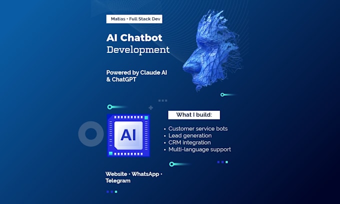 Build a custom ai chatbot for your website using claude or chatgpt by ...