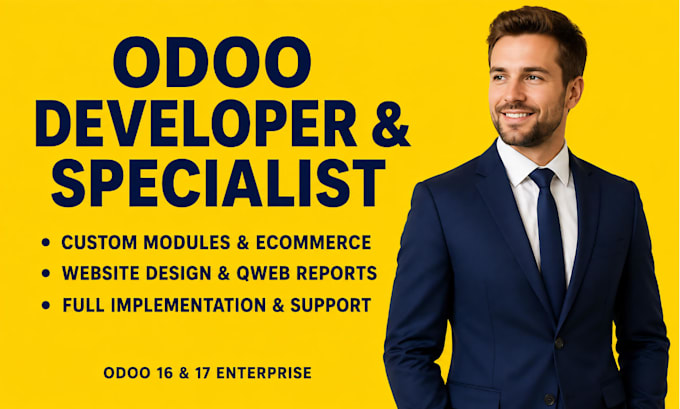 fix customize develop odoo open erp system module crm website design