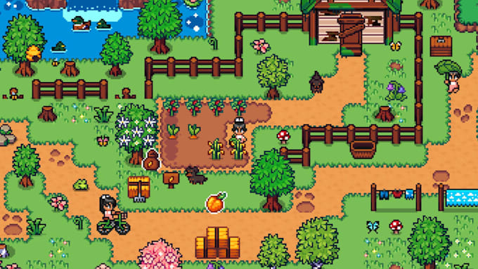 do pixel art tileset pixel character pixel background pixel game sprite sheet
