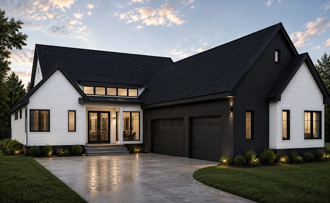 create realistic exterior architectural renderings
