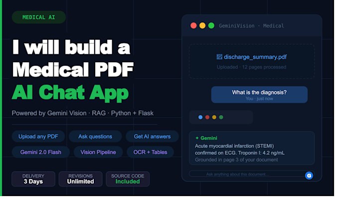build a medical ai PDF analyzer using gemini