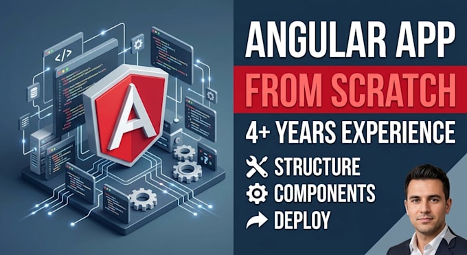 develop a custom high performance angular web application from scratch
