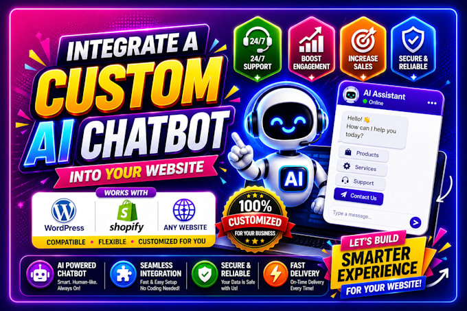 integrate custom ai chatbot into your website