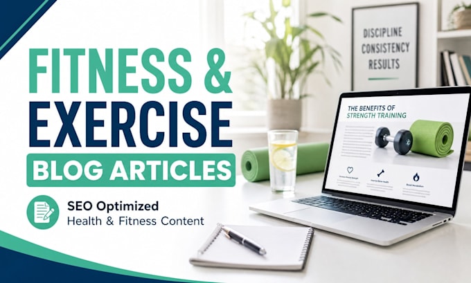 write fitness and exercise blog articles