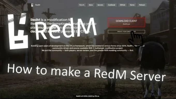 develop redm scripts and setup a full redm roleplay  server