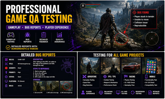 professionally test your game a