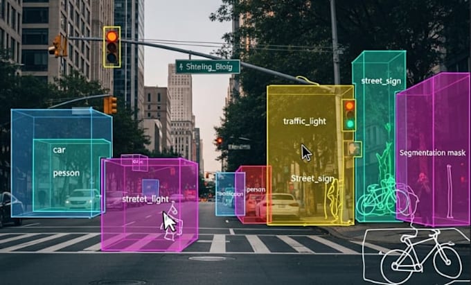 do image annotation, segmentation, bounding box and data labeling for ai