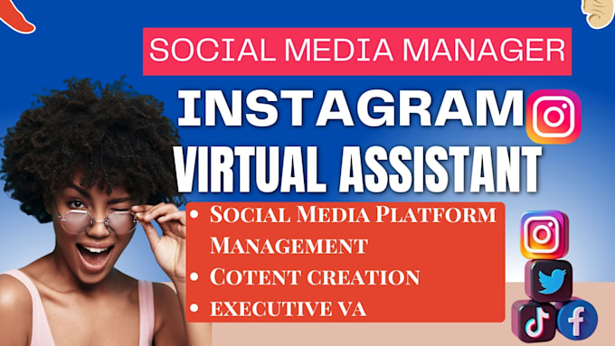 instagram virtual assistant creative assistant followers boosting canva post